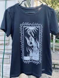 Image 1 of 'The Lovers' Custom Blockprinted Tee (M Oneshot)