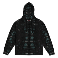 Image 3 of reloaded redosing all over zip hoodie (made with recycled materials)