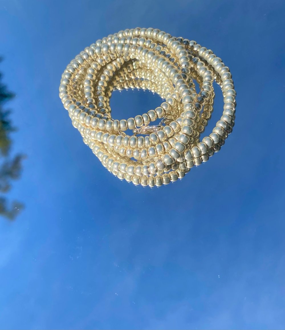 Image of “Silver” Waist Beads 