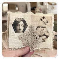 Image 5 of Custom listing for Silvia Sweet Daisy a vintage French lace snippet book and box