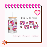 Melody Mushroom UV DTF Cup wrap