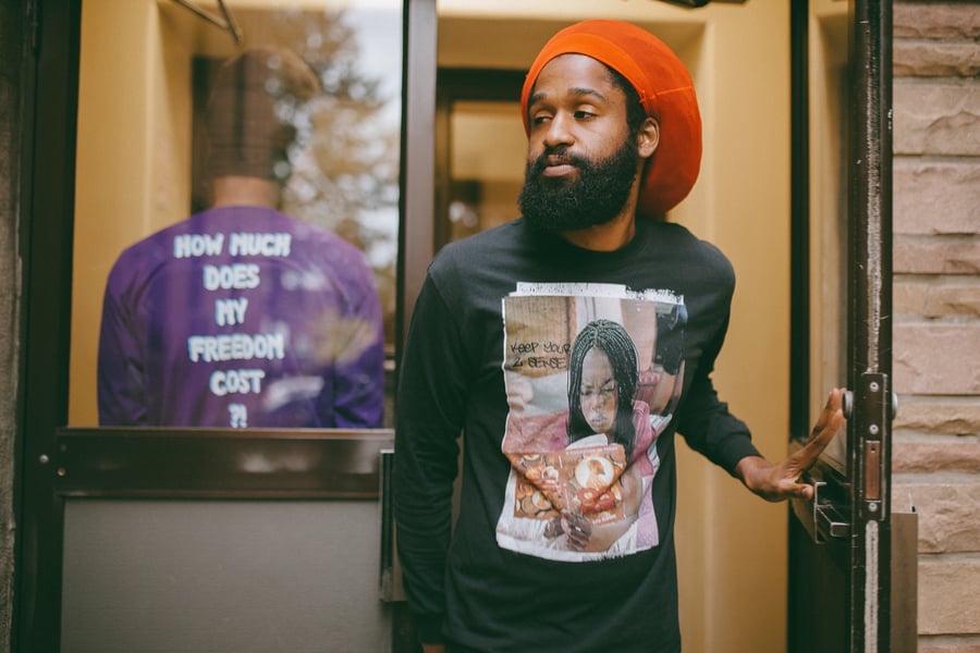 Image of 98 Sense Long Sleeve black/Purple