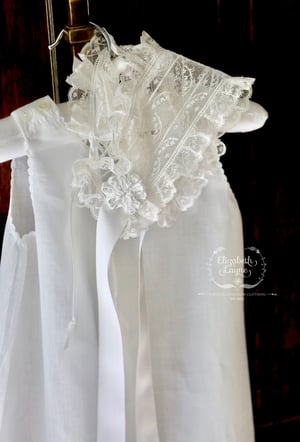 Image of Emma Heirloom Gown with Hand Embroidery