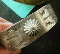 Image 4 of Hand-pulled and stamped vintage stacker cuff