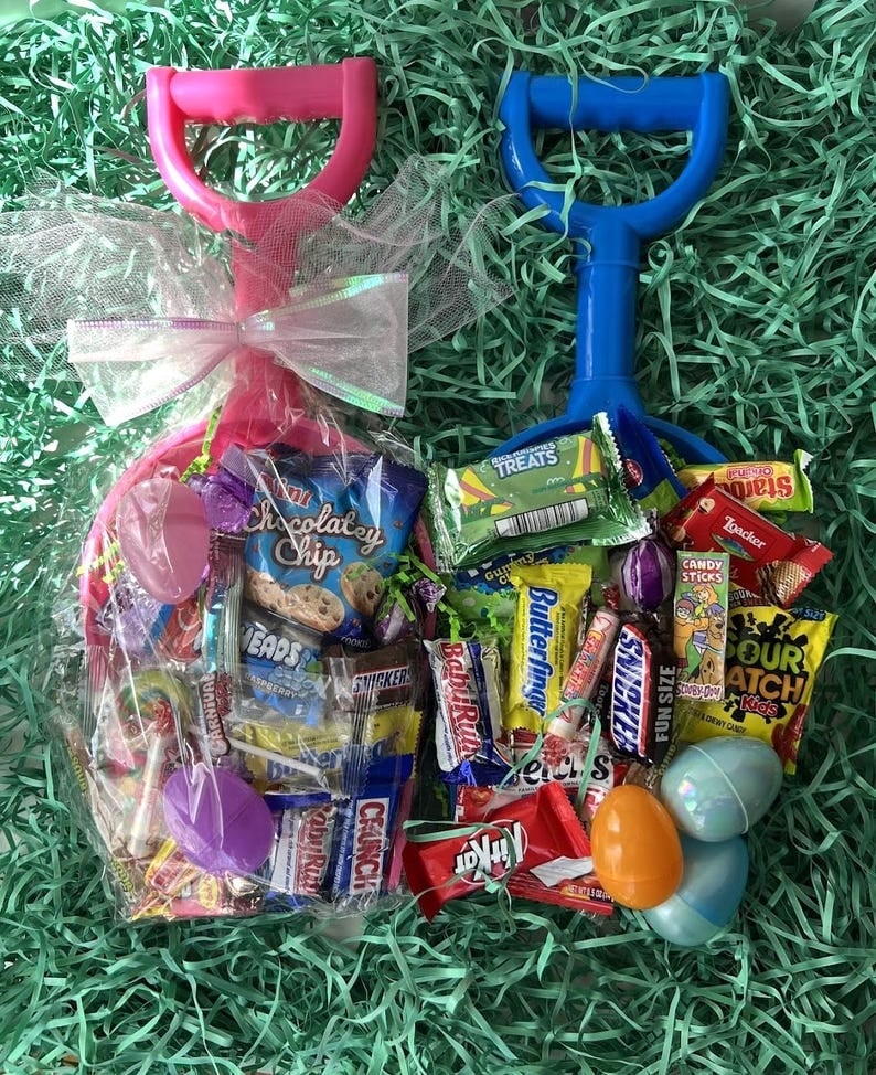 Image of Dog Into Fun Easter Basket 