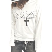 Image 2 of white Cross sleeves 