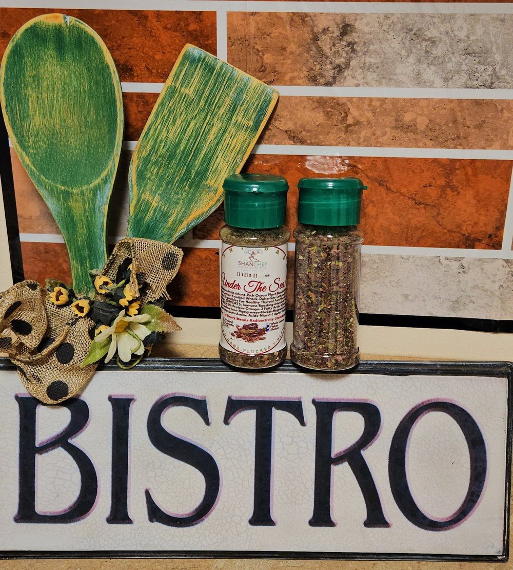 UNDER THE SEA! Wild Ocean Plant Leaves/Flakes/Red Seaweed- Brain Food-Toxins-Alzheimer-Bones-B12