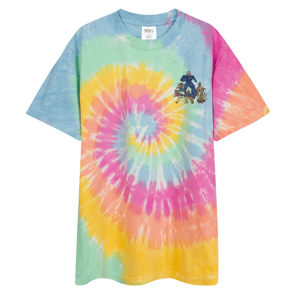 "KNOW THYSELF" SLO Tie-Dye Shirt [ART ILLUSTRATED BY GREGORY HAWKINS]