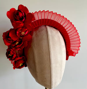 Image of Red headpiece #4