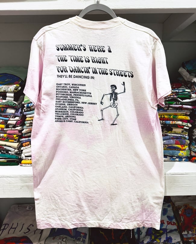 Grateful Dead 1987 On the Road T-Shirt - Size Long M/ Slim L+
