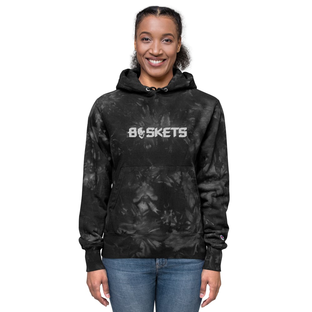 baskets unisex champion tie-dye hoodie
