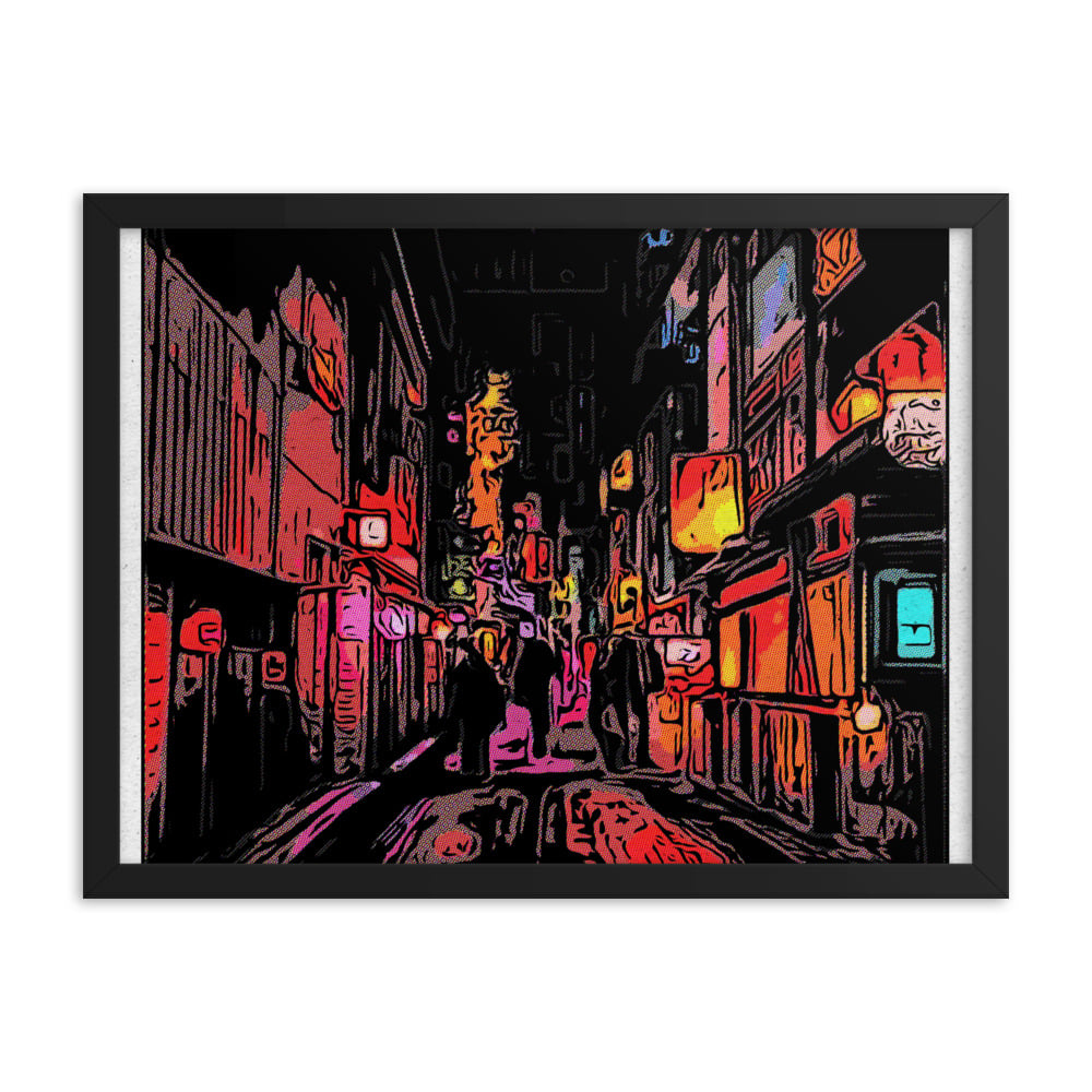 ZEN EXP - Chinatown I Framed photo paper poster