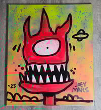 Image 1 of Encounter with the Red Cyclops Painting