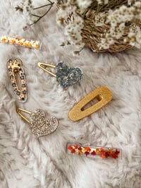 Image 2 of Barrette résine cœur 