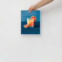 Image 2 of Tangerine Margarita Print