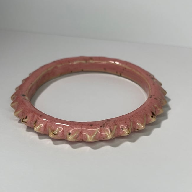 Cherry Blossom Studded Bracelet - 7.75 in Inner Diameter