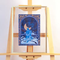 Image 1 of Act of Creation: Ebb Print (Blue Harlequin)