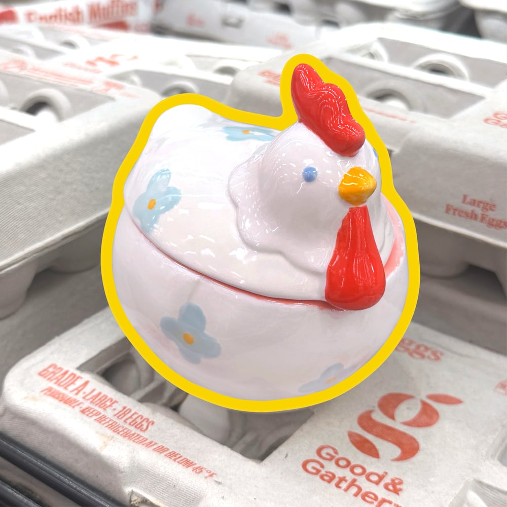 Image of [PREORDER] CHICKEN JAR STICKER