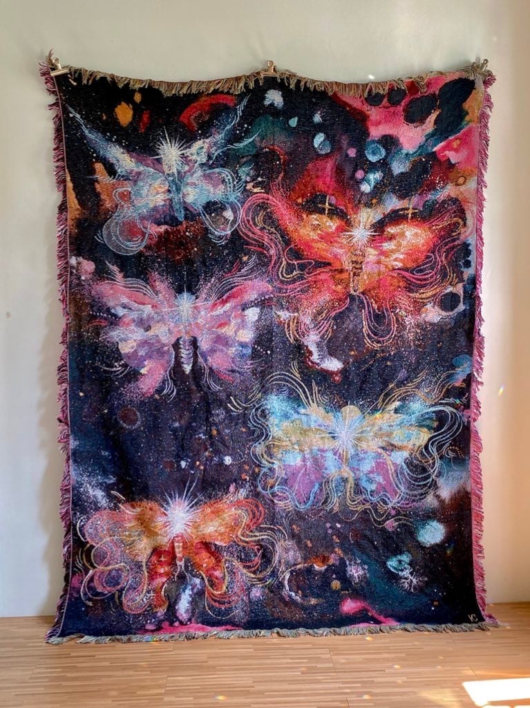 Image of COSMOGYRAL ✧ Woven Blanket