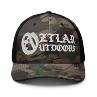 Image 2 of Lower AZ AZtlan Outdoors Camouflage trucker hat