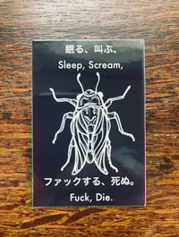 Image 1 of 'Sleep Scream Fuck Die' Sticker