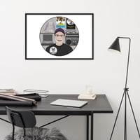 Image 1 of R.E. Sargent Book Portrait Framed poster