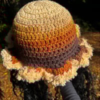 Image 2 of Brown Blend w/Faux Fur Brim