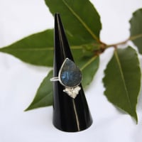 Image 3 of Rough Labradorite Ring
