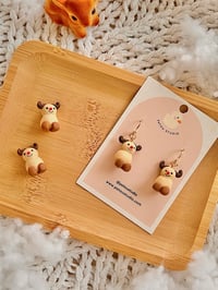 Image 1 of Peanuts Reindeer Dangle Earrings 
