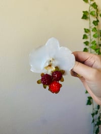 Image 2 of 🍰🍓Rasperries&Cream🍓🍰  Hairclip 