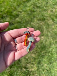 “UV trip sitter” mushroom pendant (choose below)