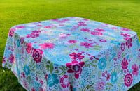 Image 2 of Tablecloth - SC Secret Garden (White)