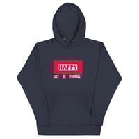 Image 4 of HAPPY JUST BE YOURSELF Unisex Hoodie