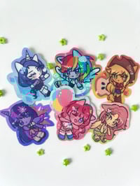 Image 2 of My Little Pony Keychains and stickers