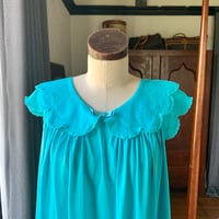 Image 2 of Shadowline Teal Lace Nightgown Large