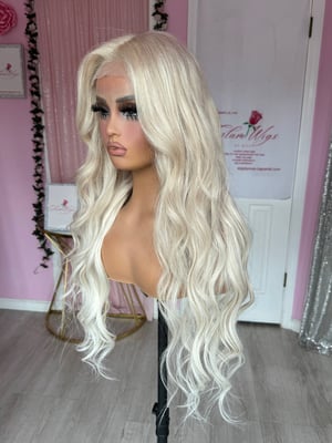 Image of human hair platinum blonde (ready to ship) 