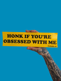 Obsessed Bumper Sticker