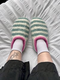 Image 6 of Sailor Slippers Knitting Pattern
