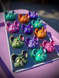 Image 2 of zombie cat magnets (random colorway)