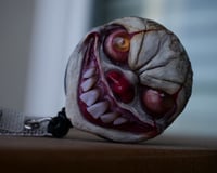 Image 11 of Handmade Pennywise Badge Reel Keychain OOAK