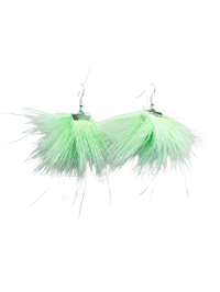 Baby Mint Pompom Earrings (10)