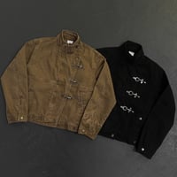 Image 3 of Airplane Button Jacket Work Jacket 2025 American Harajuku Men Personalized Splicing Korean Fashion V