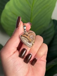 Image 2 of LAGUNA LACE AGATE PENDANT WITH CHAIN G (.925 SS)
