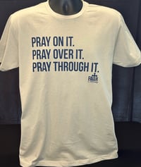 Image 1 of Pray On It - Lt. Grey Unisex T-Shirt