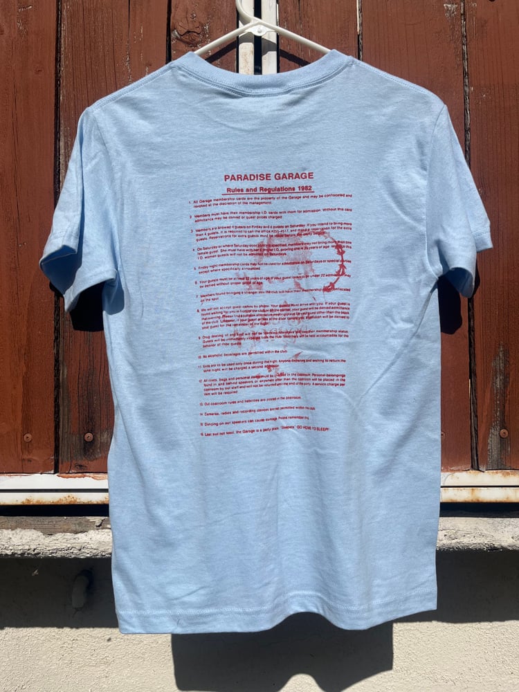 Larry Levan Paradise Garage Membership Card Shirt Image 2