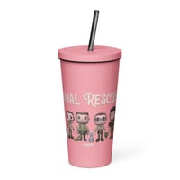 Image 15 of The Animal Rescue Squad Insulated tumbler with a straw
