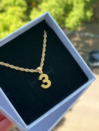 Image 2 of Dainty Varsity Necklace 