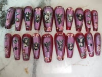 Image 1 of Goth Press on Nails 