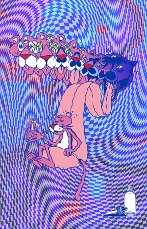 Image of Pink Spunshine Giclee Print