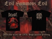 Image 1 of Evil summons Evil -T-shirt (designed by Kris Verwimp)